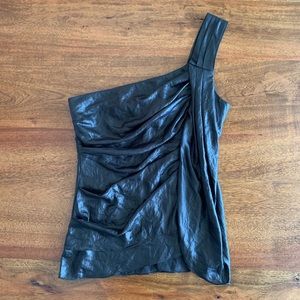 BCBGMAXAZRIA One Shoulder Top